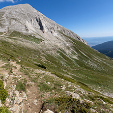 Amazing Panorama of Vihren peak, Pirin Mountain, Bulgaria