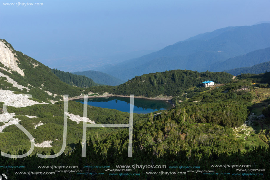 Amazing view with clear sky of  Sinanitsa lake, Pirin Mountain, Bulgaria