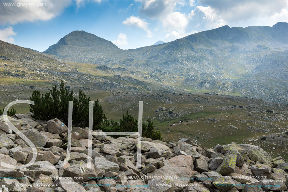 Amazing panorama to Spano pole, Pirin Mountain, Bulgaria