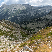 Amazing Panorama from Banderitsa pass, Pirin Mountain, Bulgaria