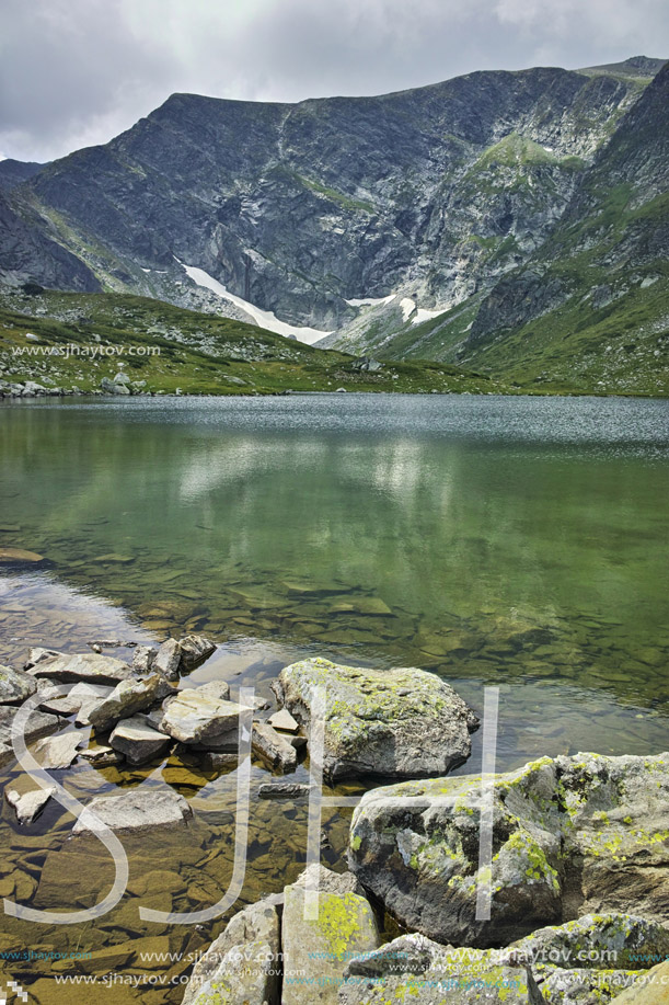 Amazing landscape of The Twin lake, The Seven Rila Lakes, Bulgaria