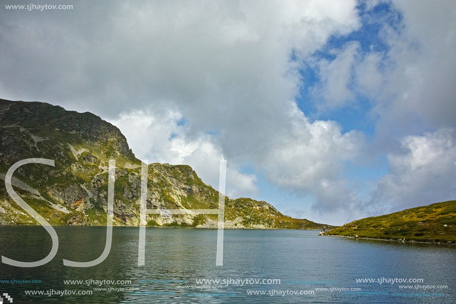 Amazing Landscape of The Kidney lake, The Seven Rila Lakes, Bulgaria