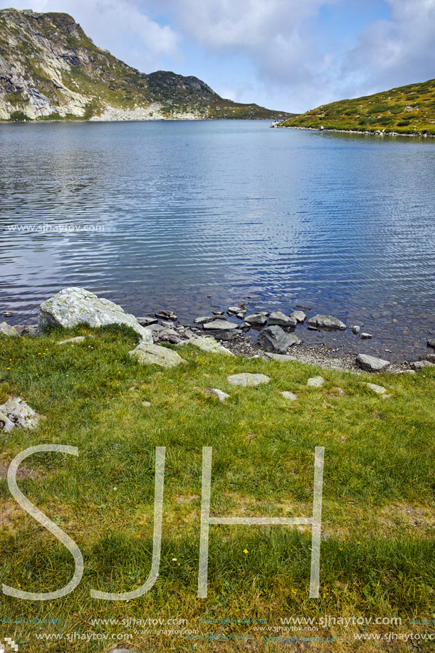 Amazing Landscape of The Kidney lake, The Seven Rila Lakes, Bulgaria