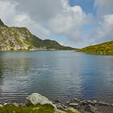 Amazing Landscape of The Kidney lake, The Seven Rila Lakes, Bulgaria