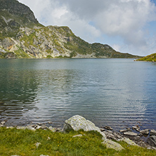 Amazing Landscape of The Kidney lake, The Seven Rila Lakes, Bulgaria