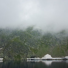 Amazing landscape of The Eye lake, The Seven Rila Lakes, Bulgaria