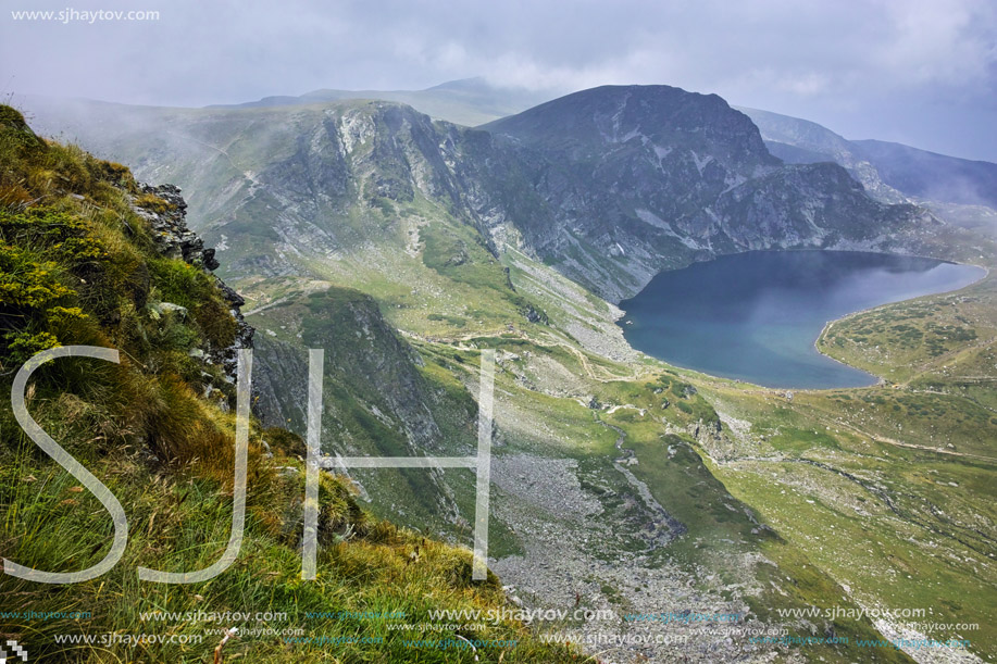 Amazing Landscape of The Kidney lake, The Seven Rila Lakes, Bulgaria