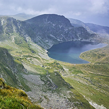 Amazing Landscape of The Kidney lake, The Seven Rila Lakes, Bulgaria