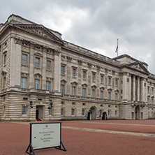 LONDON, ENGLAND - JUNE 17 2016: Buckingham Palace London, England, Great Britain