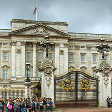LONDON, ENGLAND - JUNE 17 2016: Buckingham Palace London, England, Great Britain