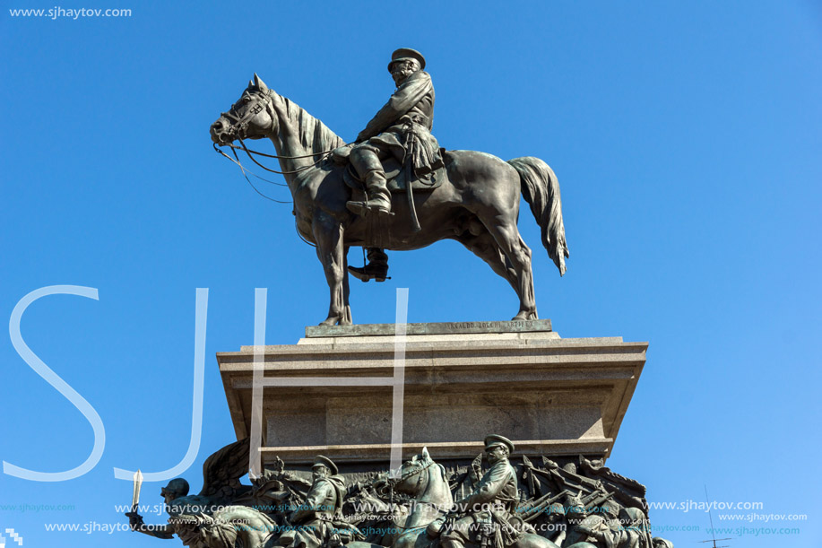 SOFIA, BULGARIA - APRIL 1, 2017: Monument to the Tsar Liberator in Sofia, Bulgaria
