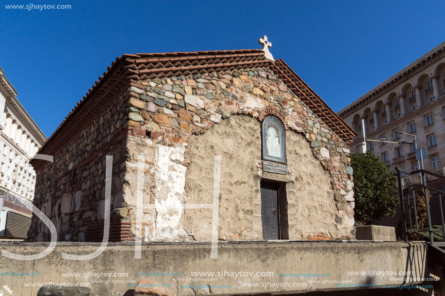 SOFIA, BULGARIA - APRIL 1, 2017: Amazing view of St. Petka Church in Sofia, Bulgaria