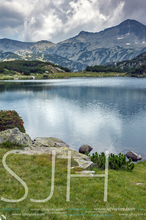 Amazing Panorama of Banderishki Chukar and Muratovo lake, Pirin Mountain, Bulgaria