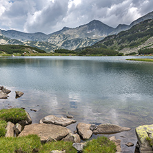 Amazing Panorama of Banderishki Chukar and Muratovo lake, Pirin Mountain, Bulgaria