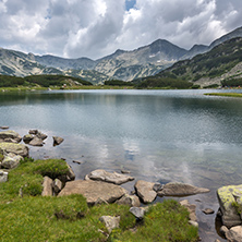 Amazing Panorama of Banderishki Chukar and Muratovo lake, Pirin Mountain, Bulgaria