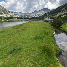 Amazing Panorama of Banderishki Chukar and Muratovo lake, Pirin Mountain, Bulgaria