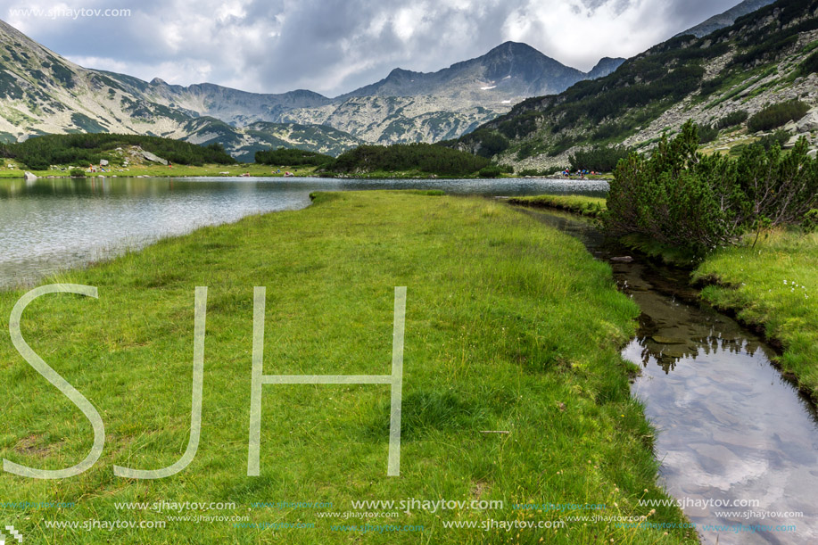 Amazing Panorama of Banderishki Chukar and Muratovo lake, Pirin Mountain, Bulgaria