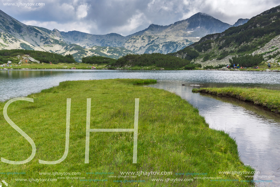 Amazing Panorama of Banderishki Chukar and Muratovo lake, Pirin Mountain, Bulgaria