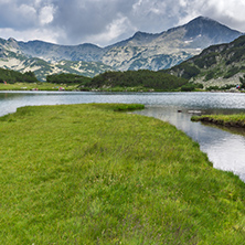 Amazing Panorama of Banderishki Chukar and Muratovo lake, Pirin Mountain, Bulgaria