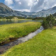 Amazing Panorama of Banderishki Chukar and Muratovo lake, Pirin Mountain, Bulgaria