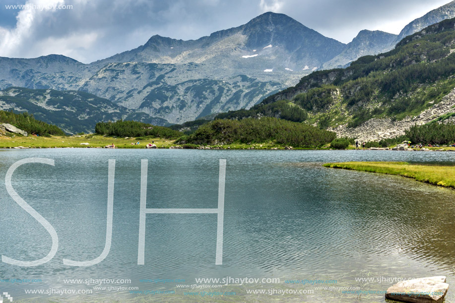 Amazing Panorama of Banderishki Chukar and Muratovo lake, Pirin Mountain, Bulgaria