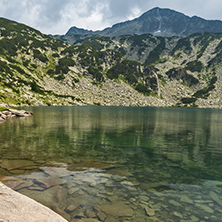 Banderishki Chukar Peak and Banderitsa Fish Lake, Pirin Mountain, Bulgaria