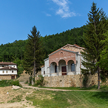 Panoramic view of medieval Sukovo Monastery Assumption of Virgin Mary, Serbia