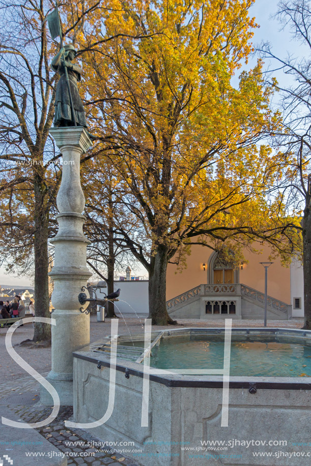 ZURICH, SWITZERLAND - OCTOBER 28, 2015: Old town of City of Zurich , Switzerland