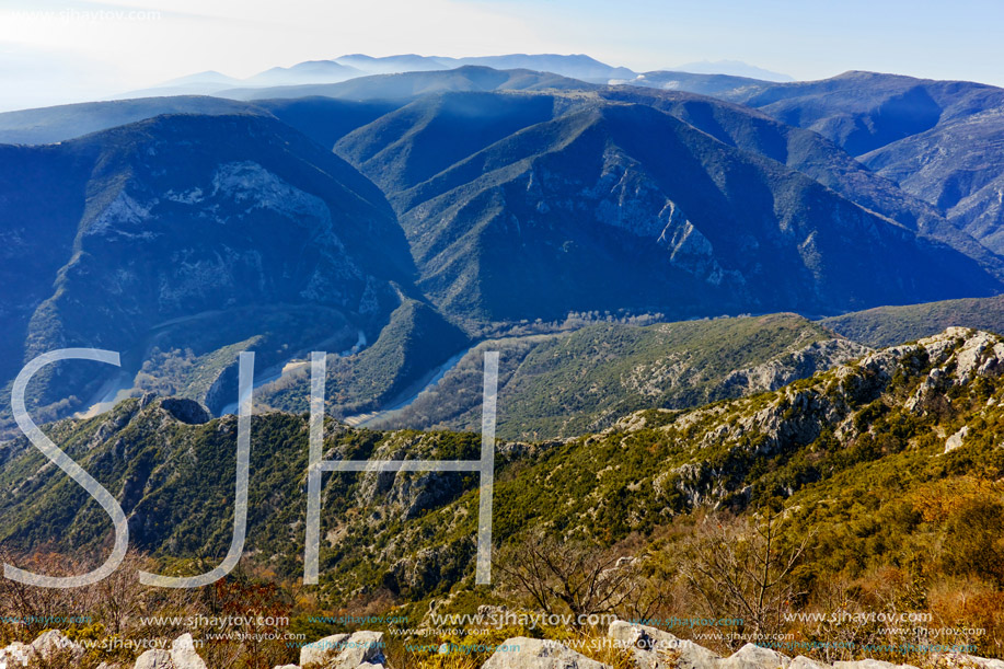 Nestos Gorge near town of Xanthi, East Macedonia and Thrace, Greece