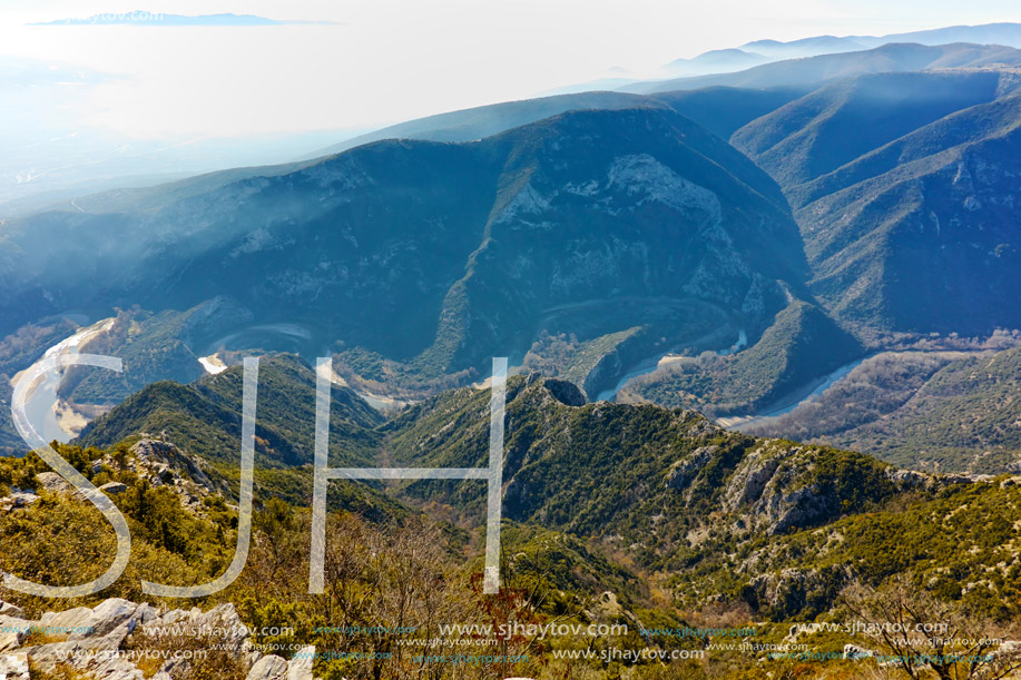 Nestos Gorge near town of Xanthi, East Macedonia and Thrace, Greece