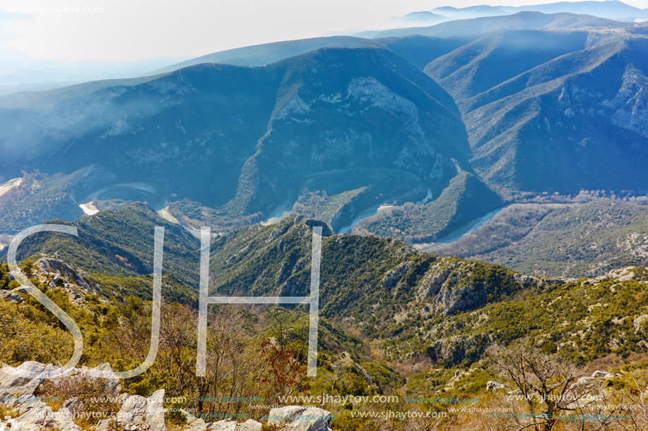 Nestos Gorge near town of Xanthi, East Macedonia and Thrace, Greece