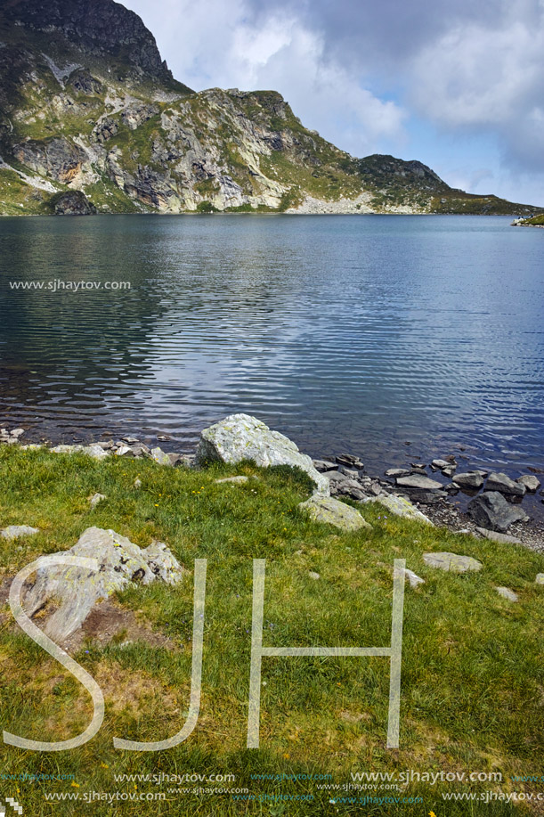 Amazing Landscape of The Kidney lake, The Seven Rila Lakes, Bulgaria