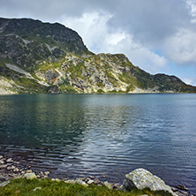 Amazing Landscape of The Kidney lake, The Seven Rila Lakes, Bulgaria