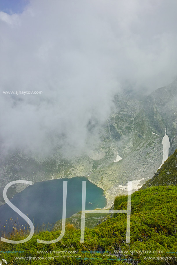 Amazing landscape of The Twin lake, The Seven Rila Lakes, Bulgaria