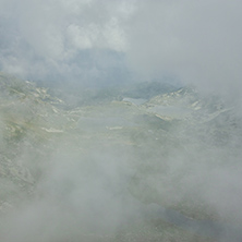 Amazing landscape of The Twin lake, The Seven Rila Lakes, Bulgaria