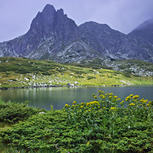 Amazing landscape of The Twin lake, The Seven Rila Lakes, Bulgaria