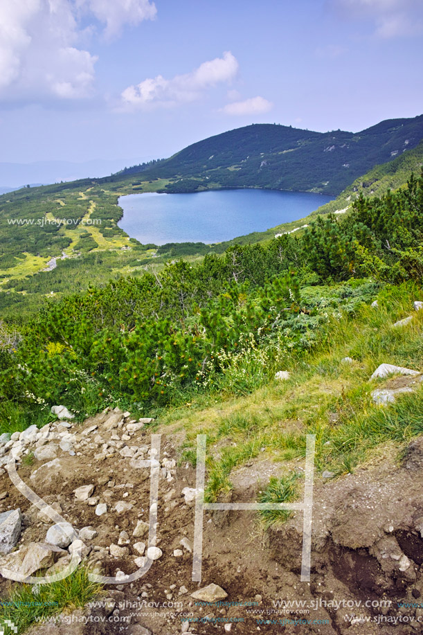 Amazing Landscape of The The Lower lake, The Seven Rila Lakes, Bulgaria