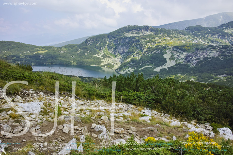 Amazing Landscape of The The Lower lake, The Seven Rila Lakes, Bulgaria