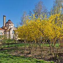 SOFIA, BULGARIA - APRIL 1, 2017: Central Mineral Bath - History Museum of Sofia, Bulgaria