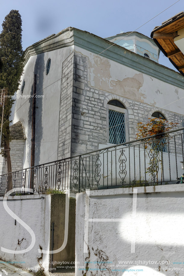 Holy Virgin Church  in village of Panagia, Thassos island,  East Macedonia and Thrace, Greece
