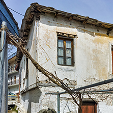 Old house and Wood centuries in village of Panagia, Thassos island,  East Macedonia and Thrace, Greece