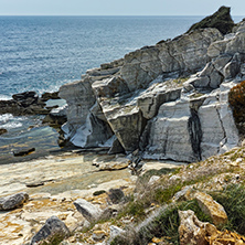 Amazing view of Ruins in Archaeological site of Aliki, Thassos island,  East Macedonia and Thrace, Greece