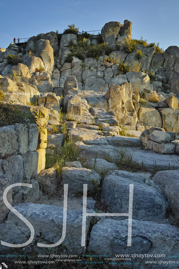 Amazing view The ancient Thracian city of Perperikon, Kardzhali Region, Bulgaria