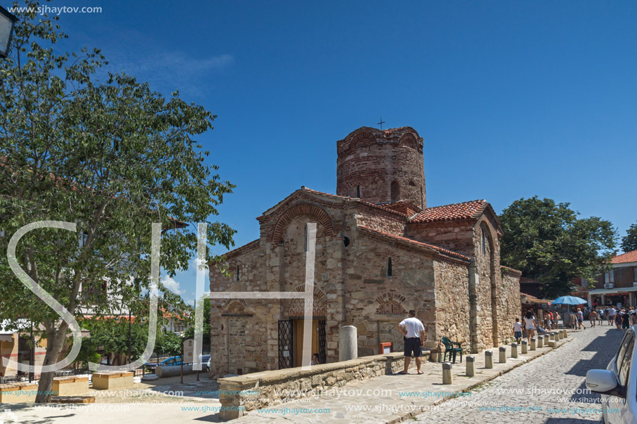 NESSEBAR, BULGARIA - 30 JULY 2014: Church of St. John the Baptist in the town of Nessebar, Burgas Region, Bulgaria