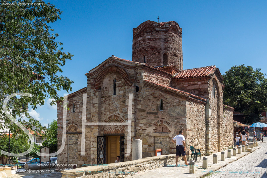 NESSEBAR, BULGARIA - 30 JULY 2014: Church of St. John the Baptist in the town of Nessebar, Burgas Region, Bulgaria