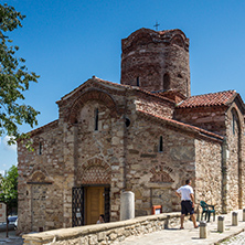 NESSEBAR, BULGARIA - 30 JULY 2014: Church of St. John the Baptist in the town of Nessebar, Burgas Region, Bulgaria