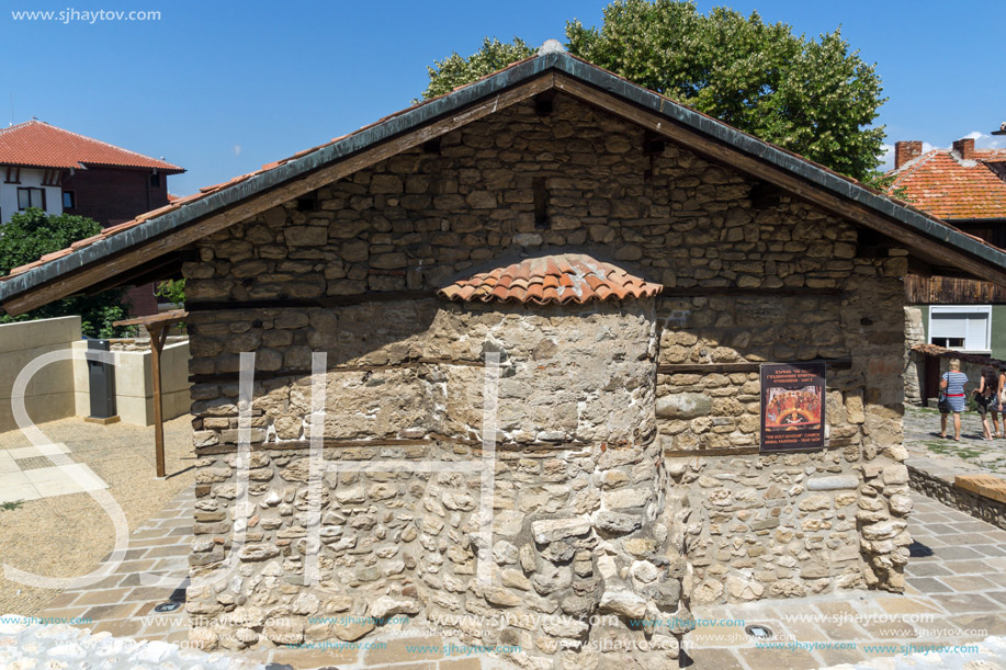 NESSEBAR, BULGARIA - 30 JULY 2014: Ancient Church in the town of Nessebar, Burgas Region, Bulgaria