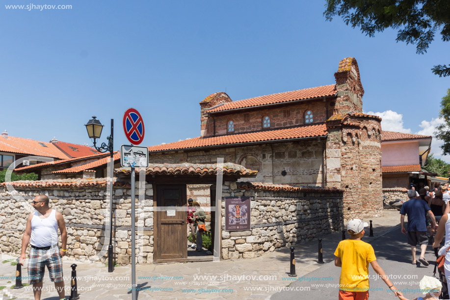 NESSEBAR, BULGARIA - 30 JULY 2014: Church of Saint Stephen  in old town of Nessebar, Burgas Region, Bulgaria