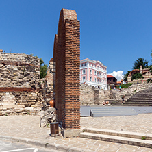 NESSEBAR, BULGARIA - 30 JULY 2014:  Ancient Theatre in old town of Nessebar, Burgas Region, Bulgaria