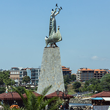 NESSEBAR, BULGARIA - 30 JULY 2014: Port of town of Nessebar, Burgas Region, Bulgaria